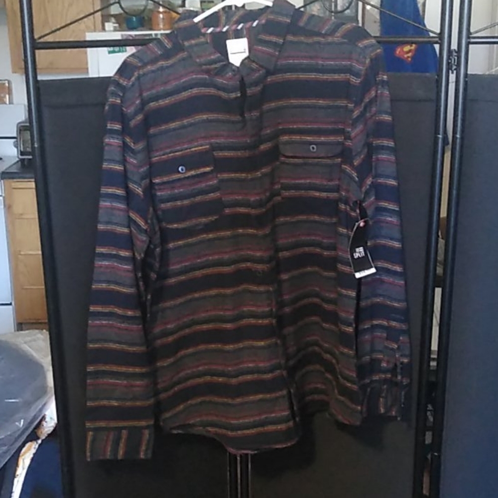 SPLIT button down shirt